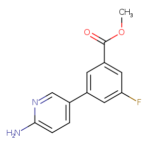Methyl 3-(6-aminopyridin-3-yl)-5-fluorobenzoate