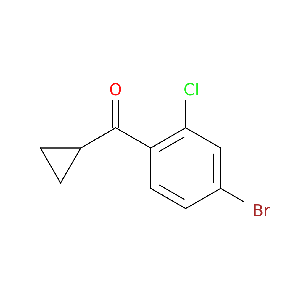 (4-bromo-2-chlorophenyl)(cyclopropyl)methanone