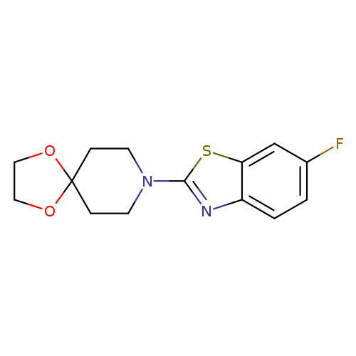 8-(6-fluoro-1,3-benzothiazol-2-yl)-1,4-dioxa-8-azaspiro[4.5]decane