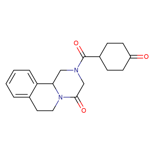 rac-1,2,3,6,7,11b-Hexahydro-2-[(4-oxocyclohexyl)carbonyl]-4H-pyrazino[2,1-a]isoquinolin-4-one
