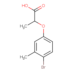 2-(4-Bromo-3-methylphenoxy)propanoic acid