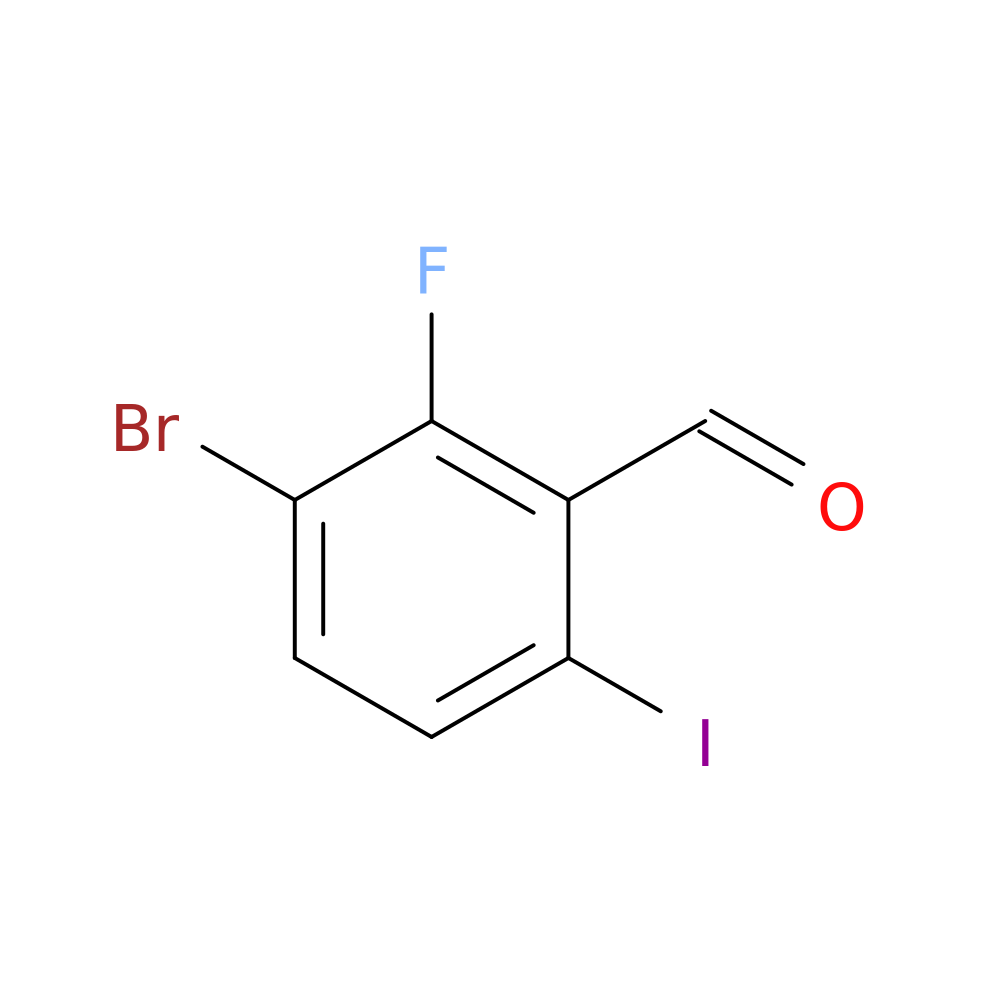 3-Bromo-2-fluoro-6-iodobenzaldehyde