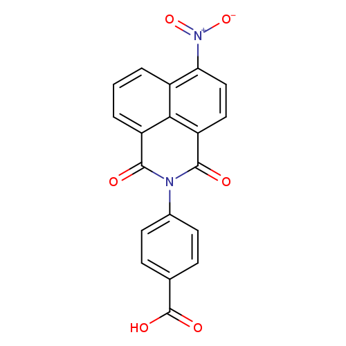 4-{8-nitro-2,4-dioxo-3-azatricyclo[7.3.1.0,5,13]trideca-1(13),5,7,9,11-pentaen-3-yl}benzoic acid