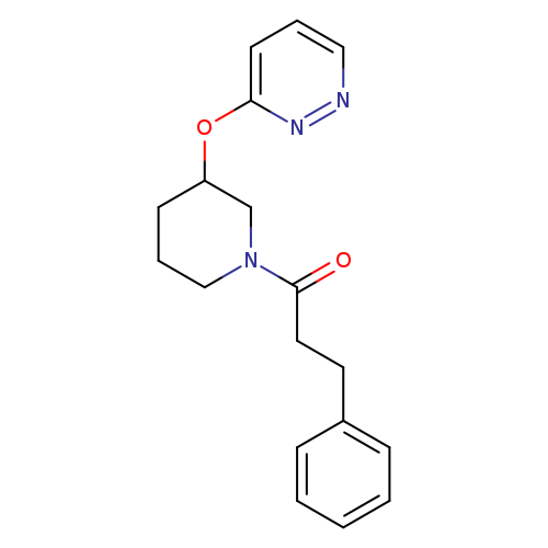 3-phenyl-1-[3-(pyridazin-3-yloxy)piperidin-1-yl]propan-1-one