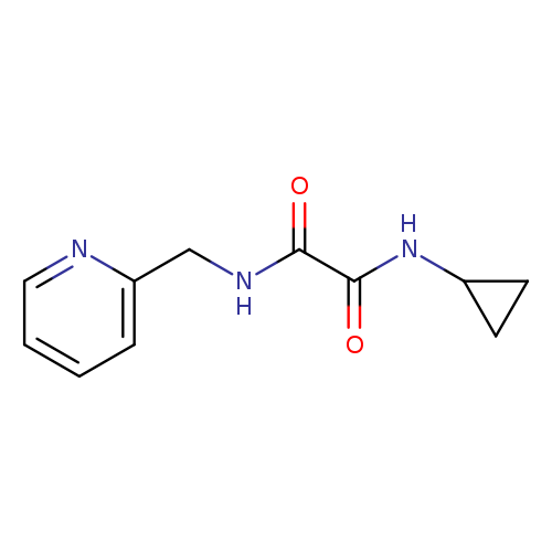 N-cyclopropyl-N'-[(pyridin-2-yl)methyl]ethanediamide