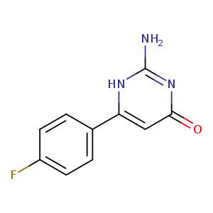 2-Amino-6-(4-fluorophenyl)pyrimidin-4(3h)-one