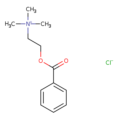 Ethanaminium, 2-(benzoyloxy)-N,N,N-trimethyl-, chloride (1:1)