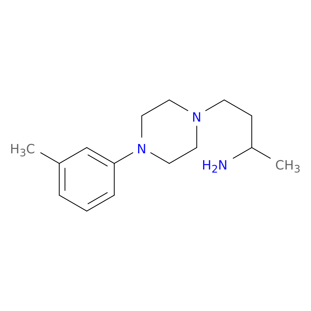 1-methyl-3-[4-(3-methylphenyl)piperazin-1-yl]propylamine