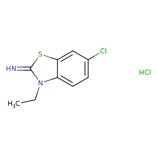6-chloro-3-ethyl-2,3-dihydro-1,3-benzothiazol-2-imine