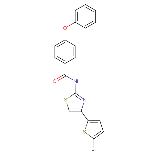 N-[4-(5-bromothiophen-2-yl)-1,3-thiazol-2-yl]-4-phenoxybenzamide