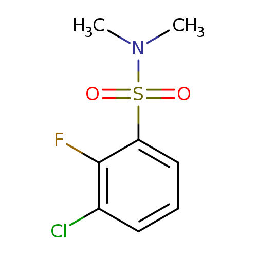 3-chloro-2-fluoro-N,N-dimethylbenzene-1-sulfonamide