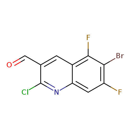 6-bromo-2-chloro-5,7-difluoroquinoline-3-carbaldehyde