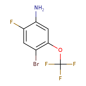 4-Bromo-2-fluoro-5-(trifluoromethoxy)aniline