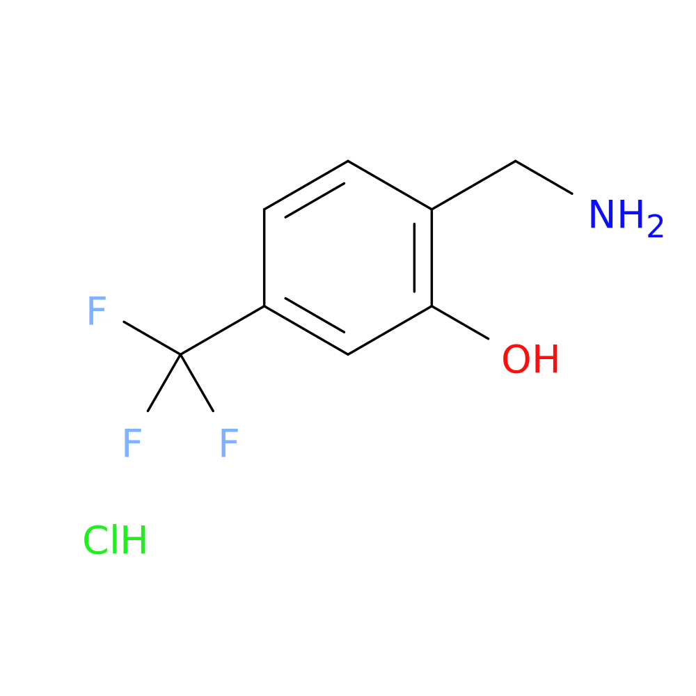 2-(aminomethyl)-5-(trifluoromethyl)phenol hydrochloride