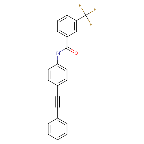 N-[4-(2-phenylethynyl)phenyl]-3-(trifluoromethyl)benzamide