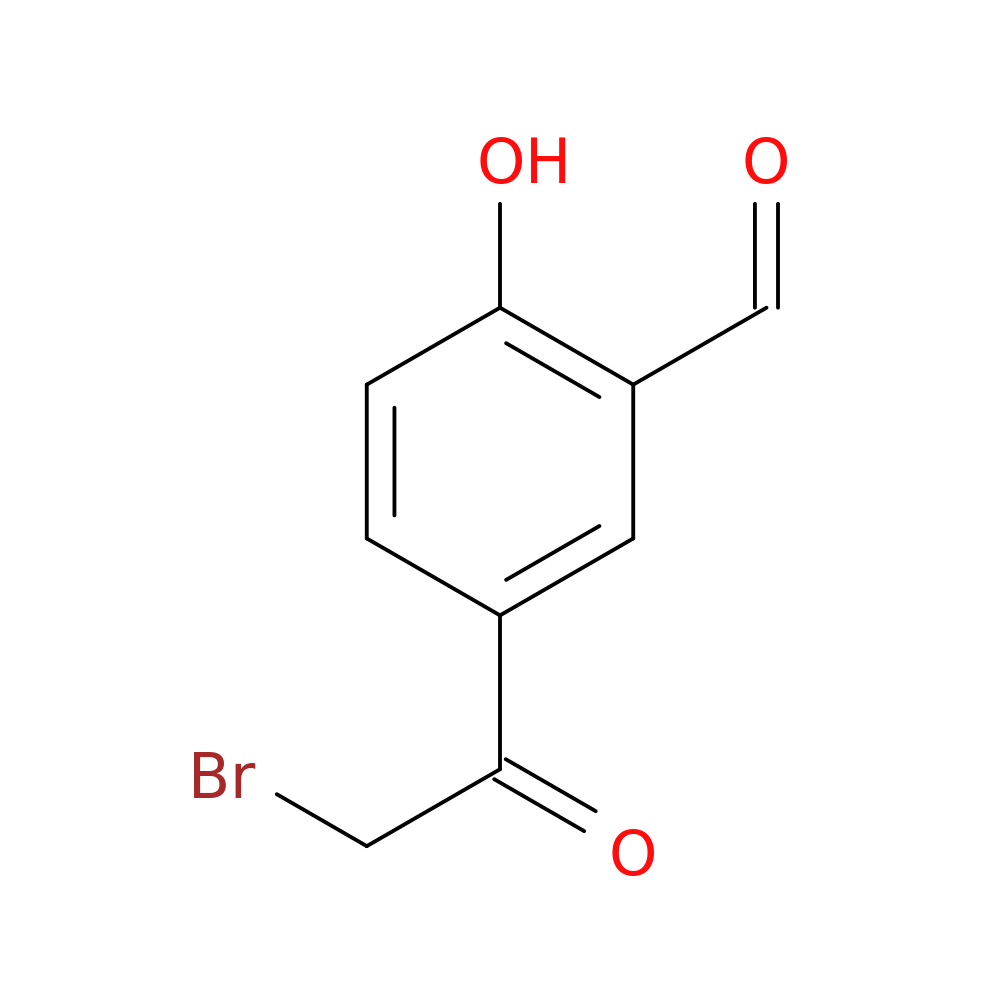 5-(2-Bromoacetyl)-2-hydroxybenzaldehyde