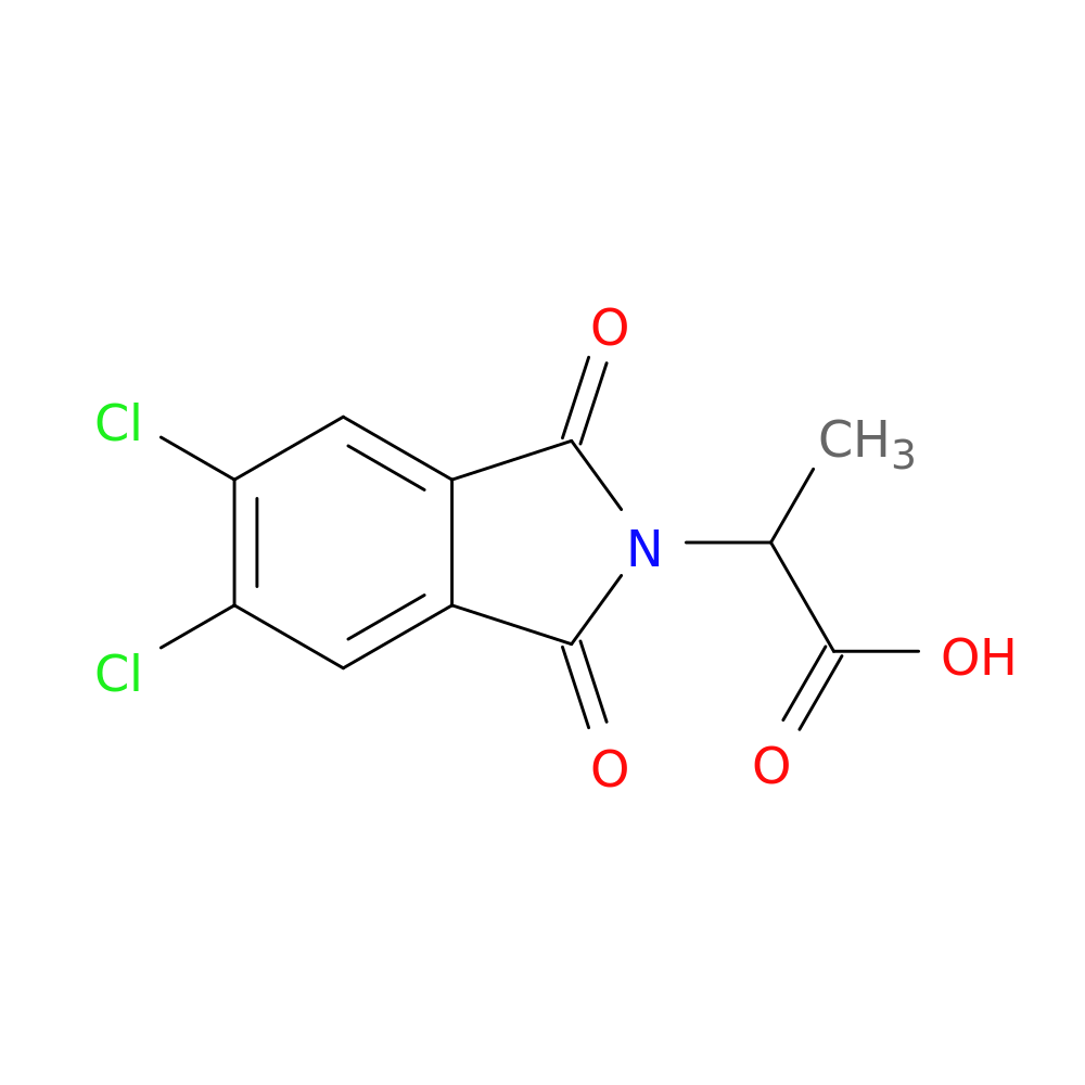 2-(5,6-dichloro-1,3-dioxo-2,3-dihydro-1H-isoindol-2-yl)propanoic acid