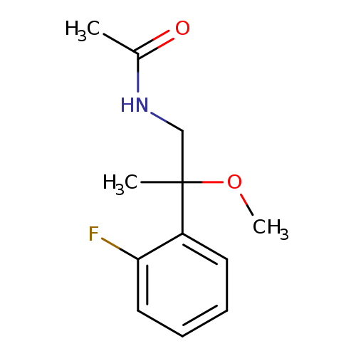 N-[2-(2-fluorophenyl)-2-methoxypropyl]acetamide