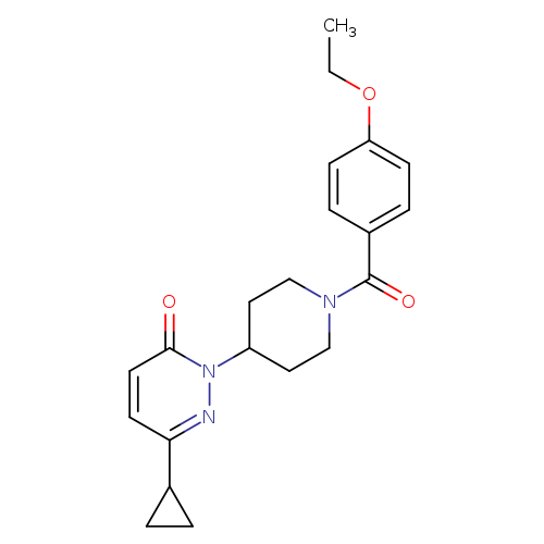 6-cyclopropyl-2-[1-(4-ethoxybenzoyl)piperidin-4-yl]-2,3-dihydropyridazin-3-one