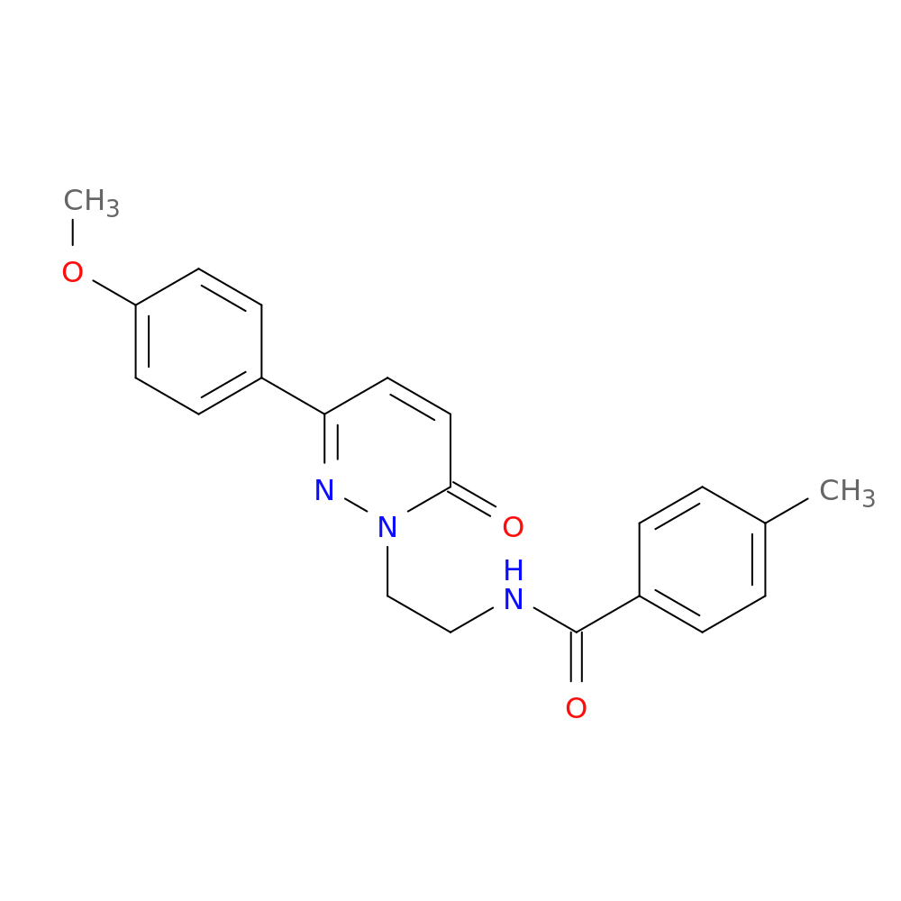 N-{2-[3-(4-methoxyphenyl)-6-oxo-1,6-dihydropyridazin-1-yl]ethyl}-4-methylbenzamide