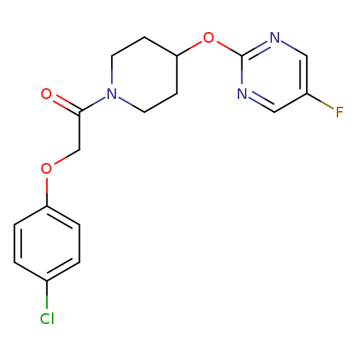 2-(4-chlorophenoxy)-1-{4-[(5-fluoropyrimidin-2-yl)oxy]piperidin-1-yl}ethan-1-one