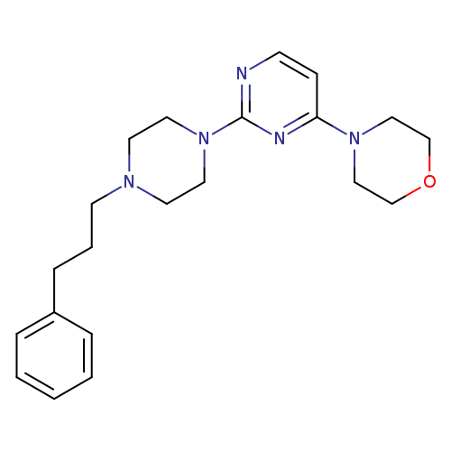 4-{2-[4-(3-phenylpropyl)piperazin-1-yl]pyrimidin-4-yl}morpholine