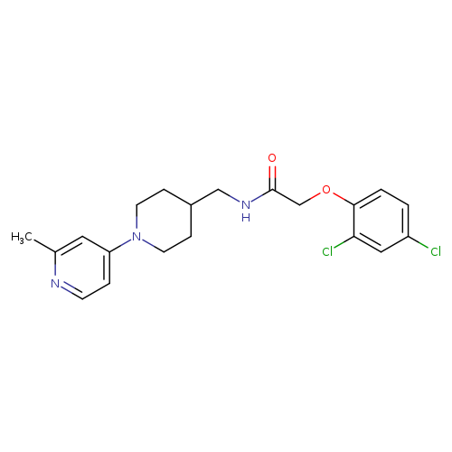 2-(2,4-dichlorophenoxy)-N-{[1-(2-methylpyridin-4-yl)piperidin-4-yl]methyl}acetamide