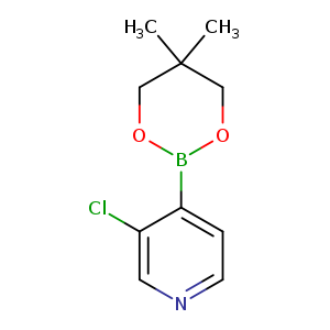 3-chloro-4-(5,5-dimethyl-1,3,2-dioxaborinan-2-yl)pyridine