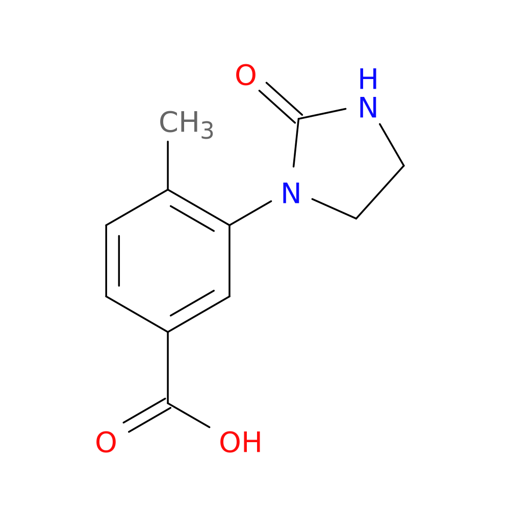 4-Methyl-3-(2-oxoimidazolidin-1-yl)benzoic acid
