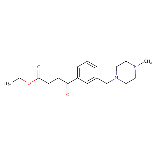 ETHYL 4-[3-(4-METHYLPIPERAZINOMETHYL)PHENYL]-4-OXOBUTYRATE