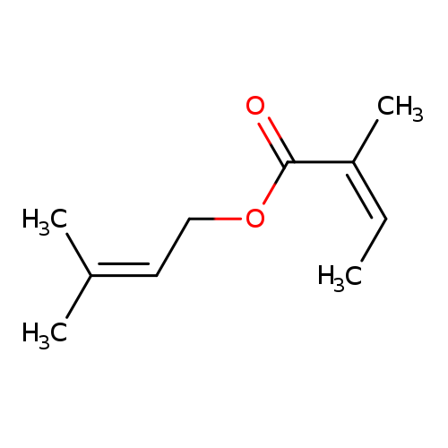 2-Butenoic acid,2-methyl-, 3-methyl-2-buten-1-yl ester, (2Z)-