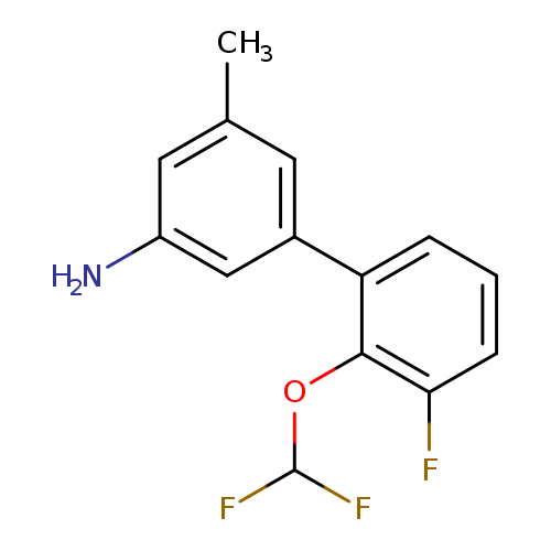 2'-(difluoromethoxy)-3'-fluoro-5-methyl-[1,1'-biphenyl]-3-amine