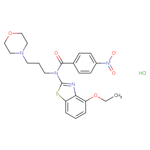 N-(4-ethoxy-1,3-benzothiazol-2-yl)-N-[3-(morpholin-4-yl)propyl]-4-nitrobenzamide hydrochloride