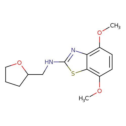 4,7-Dimethoxy-n-(tetrahydrofuran-2-ylmethyl)-1,3-benzothiazol-2-amine