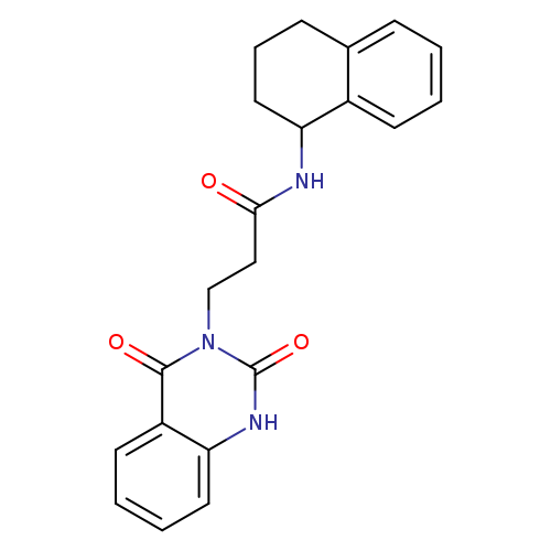 3-(2,4-dioxo-1,2,3,4-tetrahydroquinazolin-3-yl)-N-(1,2,3,4-tetrahydronaphthalen-1-yl)propanamide