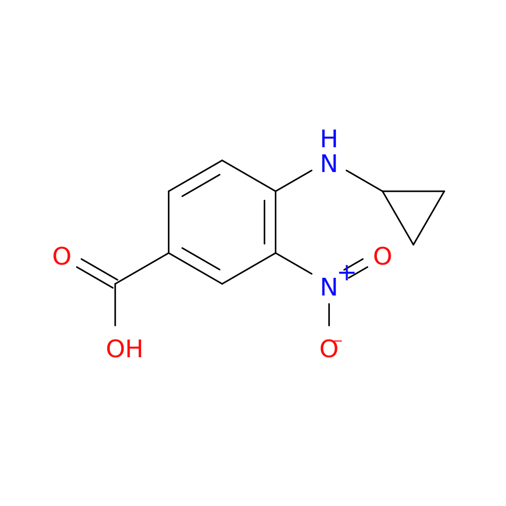 4-(CYCLOPROPYLAMINO)-3-NITROBENZOIC ACID