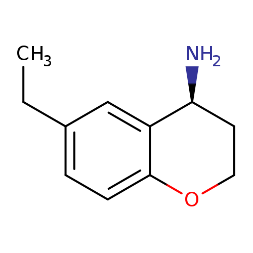(4S)-6-ETHYL-3,4-DIHYDRO-2H-1-BENZOPYRAN-4-AMINE