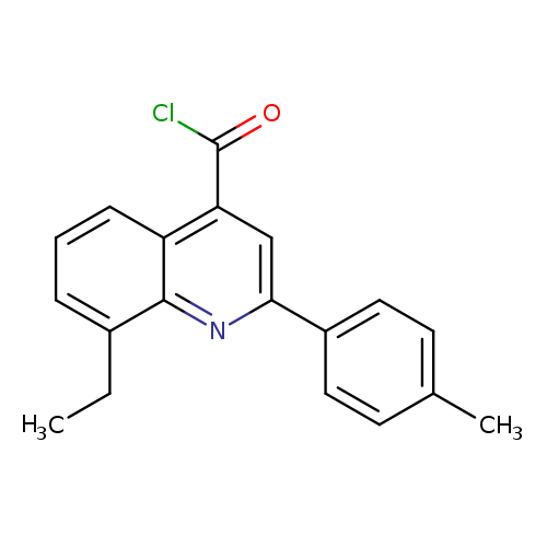 8-Ethyl-2-(4-methylphenyl)quinoline-4-carbonyl chloride