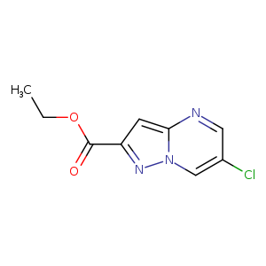 Pyrazolo[1,5-a]pyrimidine-2-carboxylic acid, 6-chloro-, ethyl ester