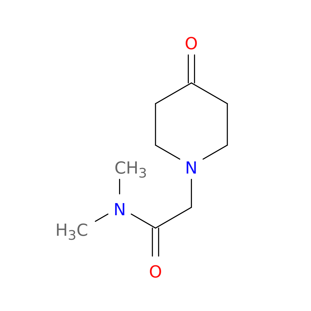 N,N-dimethyl-2-(4-oxopiperidin-1-yl)acetamide