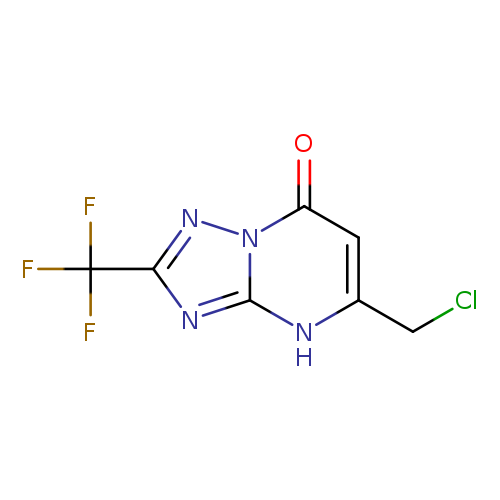 5-(Chloromethyl)-2-(trifluoromethyl)-[1,2,4]triazolo[1,5-a]pyrimidin-7(4H)-one