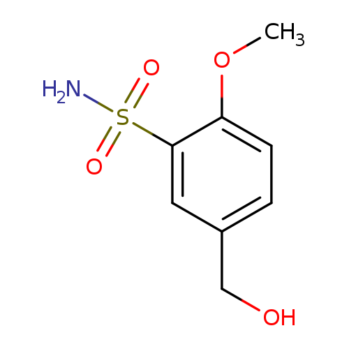 5-(Hydroxymethyl)-2-methoxybenzene-1-sulfonamide