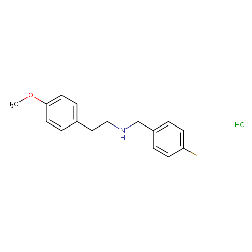 N-(4-fluorobenzyl)-2-(4-methoxyphenyl)ethanamine hydrochloride