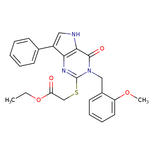 ethyl 2-({3-[(2-methoxyphenyl)methyl]-4-oxo-7-phenyl-3H,4H,5H-pyrrolo[3,2-d]pyrimidin-2-yl}sulfanyl)acetate