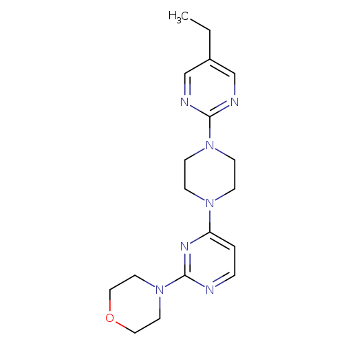 4-{4-[4-(5-ethylpyrimidin-2-yl)piperazin-1-yl]pyrimidin-2-yl}morpholine