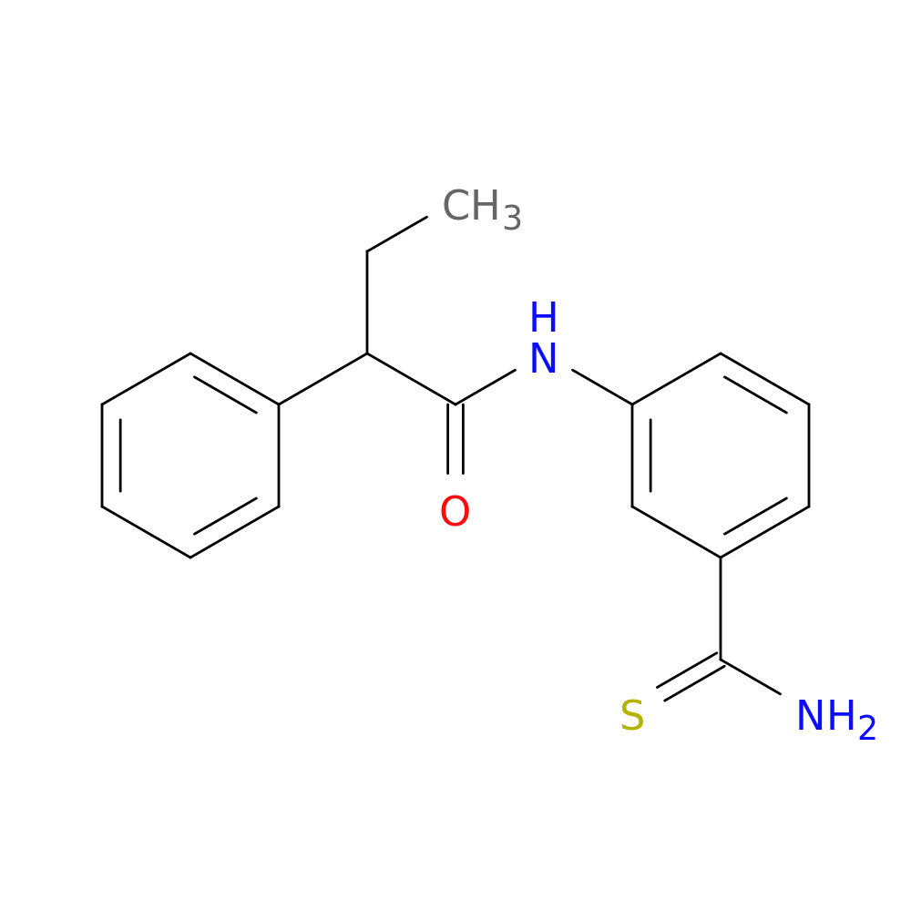N-(3-carbamothioylphenyl)-2-phenylbutanamide