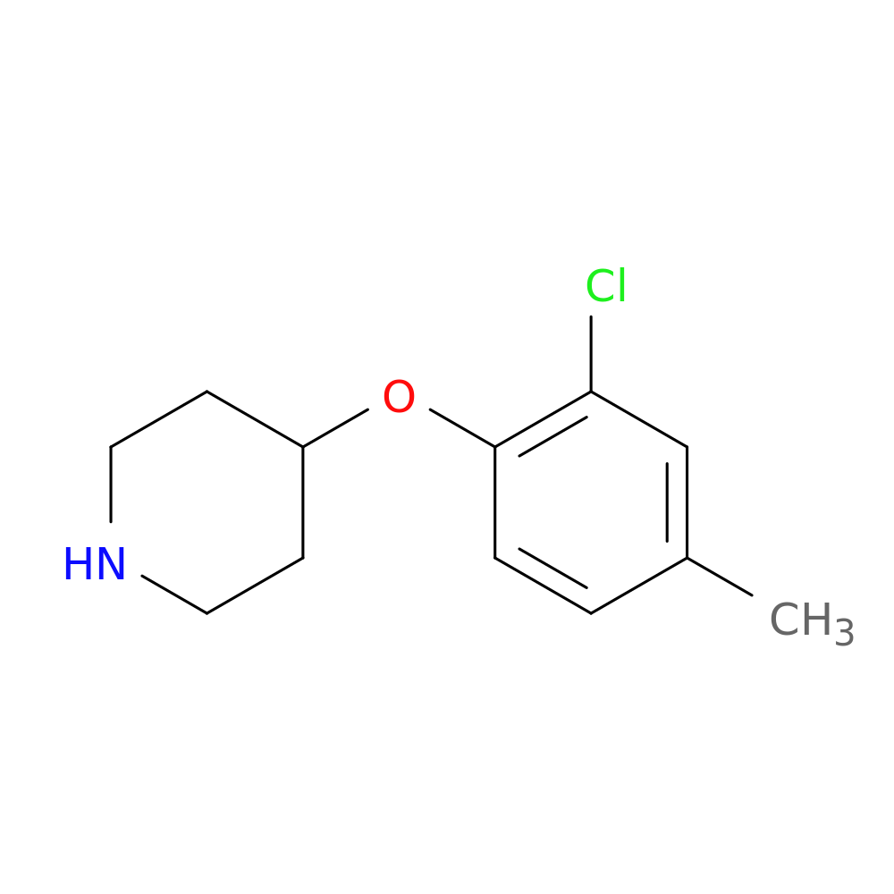 4-(2-Chloro-4-methylphenoxy)piperidine