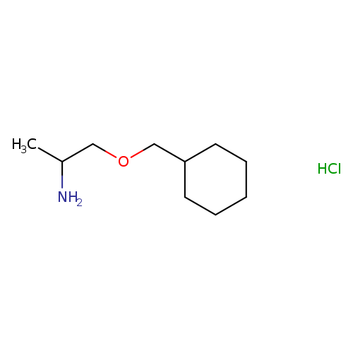 1-(cyclohexylmethoxy)propan-2-amine hydrochloride