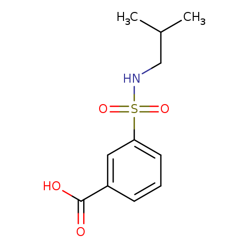 3-[[(2-methylpropyl)amino]sulfonyl]benzoic acid