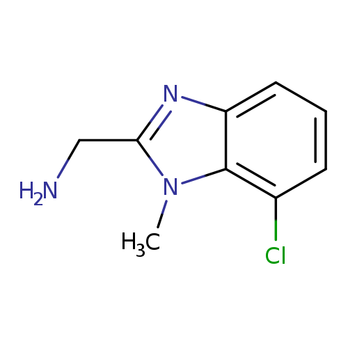 (7-chloro-1-methyl-1H-1,3-benzodiazol-2-yl)methanamine